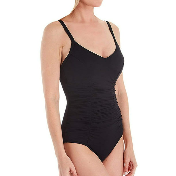 Seafolly Womens Active Dd Cup Strappy Adjustable One Piece Swimsuit